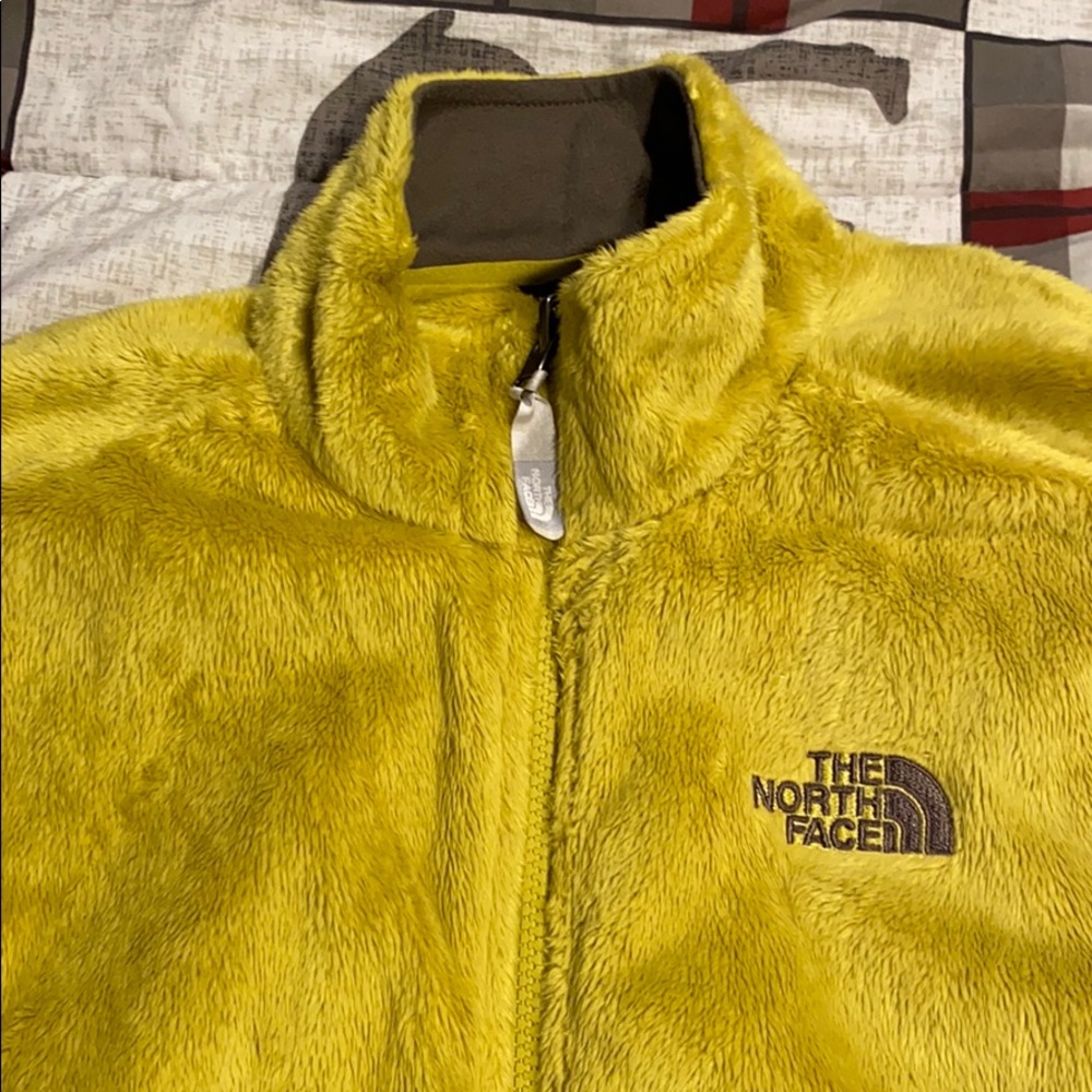 Fuzzy North Face Jacket!